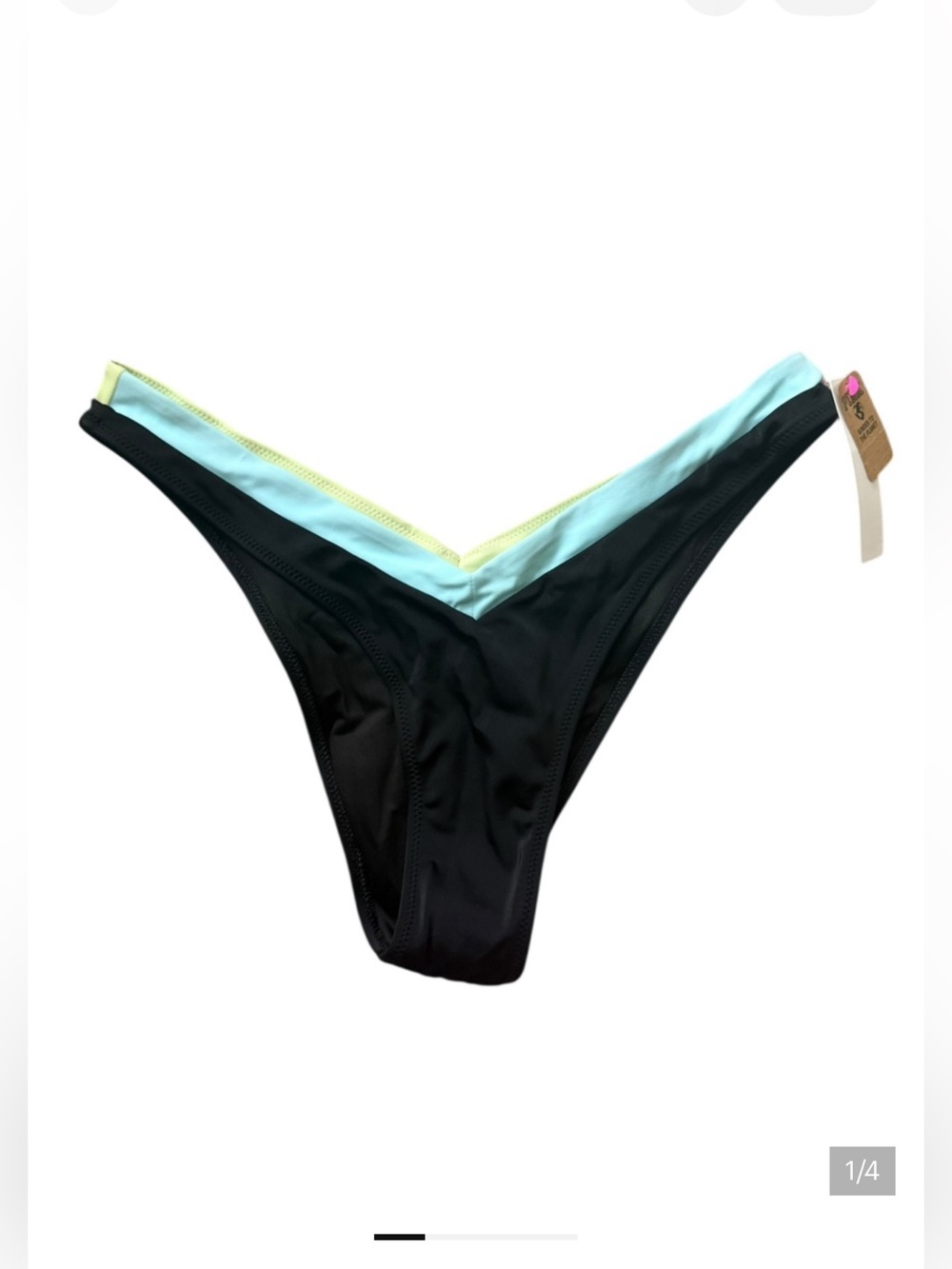 PINK SWIM Victoria's Secret Black and Blue Bikini